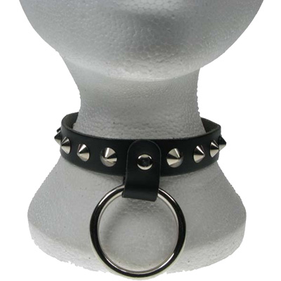Bullet 69 Funky Punk - 1 row conical and medium ring foulard - Noir/Couleur argent